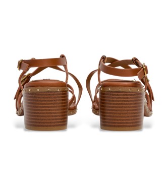 Pepe Jeans Sandales � lani�res Carrie marron