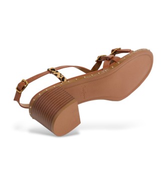Pepe Jeans Sandales � lani�res Carrie marron