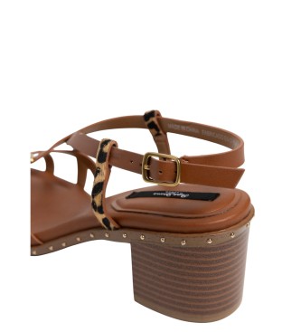 Pepe Jeans Sandales � lani�res Carrie marron