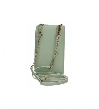 Pepe Jeans Aurora green mobile phone wallet -11x20x4cm