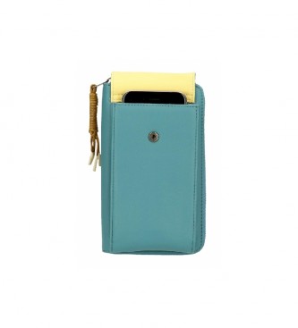 Pepe Jeans Bea telefone mvel wallet-bandolier azul -11x20x4cm