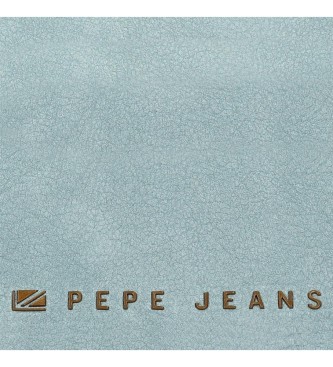 Pepe Jeans Diane blauwe mobiele telefoon portemonnee -11x20x4cm