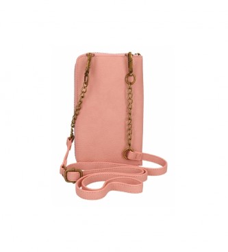 Pepe Jeans Diane pink mobile phone wallet -11x20x4cm