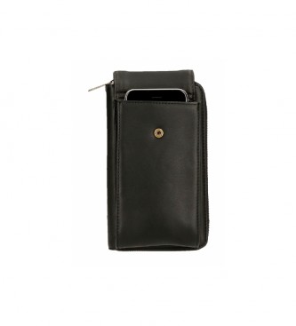 Pepe Jeans Lena mobile phone wallet-bandolier black -11x20x4cm