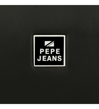 Pepe Jeans Bea black wallet with removable coin purse -14,5x9x2cm