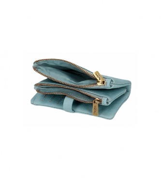 Pepe Jeans Diane blue wallet with removable coin purse -14,5x9x2cm