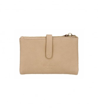 Pepe Jeans Diane beige wallet with removable coin purse -14,5x9x2cm
