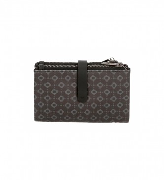 Pepe Jeans Bethany black detachable wallet with coin pouch