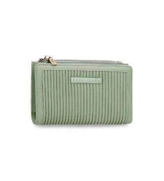 Pepe Jeans Aurora green wallet with card holder -17x10x2cm