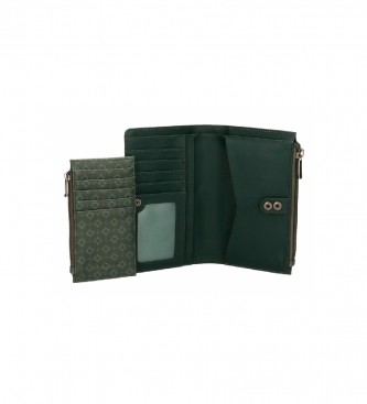 Pepe Jeans Bethany zelena denarnica z držalom za kartice