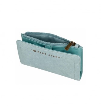Pepe Jeans Diane blue wallet with card holder -17x10x2cm