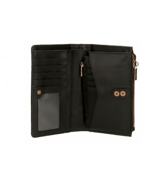 Pepe Jeans Wallet with card holder Diane black -17x10x2cm