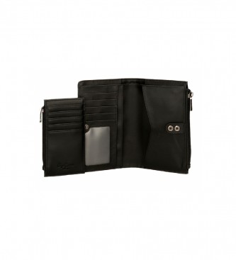 Pepe Jeans Kendra black wallet with card holder