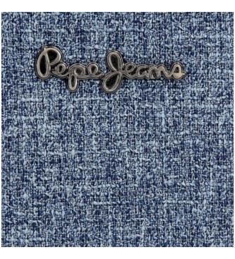 Pepe Jeans Portafoglio blu Maddie con portacarte -17x10x2cm-
