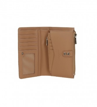 Pepe Jeans Megan brown wallet with card holder