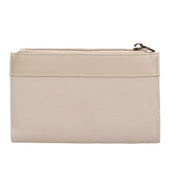 Pepe Jeans Morgan beige wallet with card holder