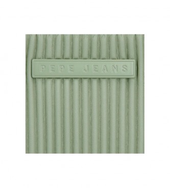 Pepe Jeans Aurora zelena denarnica z zadrgo - 19,5x10x2cm