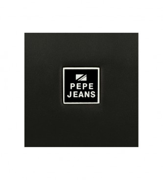 Pepe Jeans Bea tegnebog med lynls sort -19,5x10x2cm
