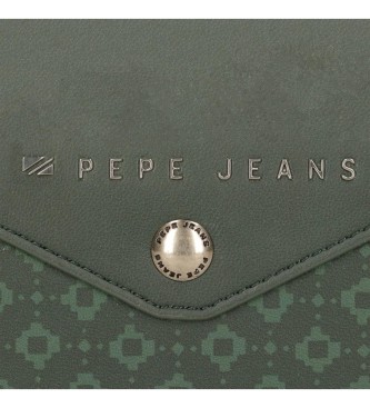 Pepe Jeans Zielony portfel Bethany