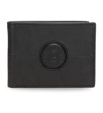 Pepe Jeans Cracker Leather Wallet Black