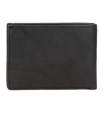 Pepe Jeans Cracker Leather Wallet Black