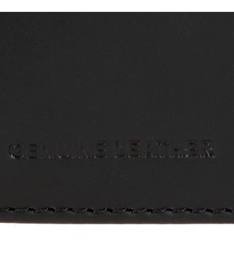 Pepe Jeans Cracker Vertical Leather Wallet Black