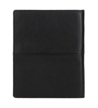 Pepe Jeans Cracker Vertical Leather Wallet Black