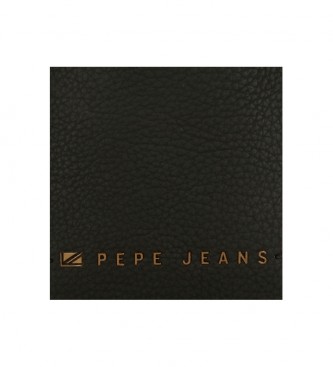 Pepe Jeans Diane tegnebog med lynls sort -19,5x10x2cm