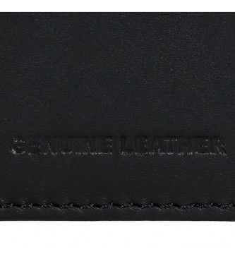 Pepe Jeans Usnjena denarnica Dual vertical Black