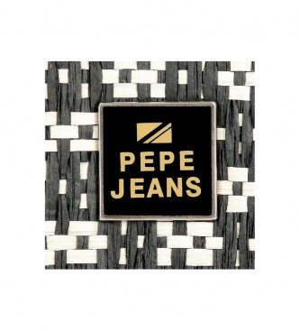 Pepe Jeans Carteira de l com fecho de correr preto -19,5x10x2cm