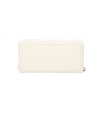 Pepe Jeans Lena denarnica z zadrgo bela -19,5x10x2cm