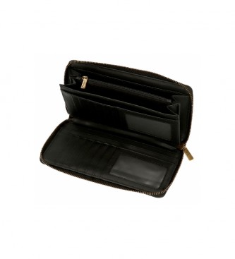 Pepe Jeans Lena Brieftasche mit Reiverschluss schwarz -19,5x10x2cm