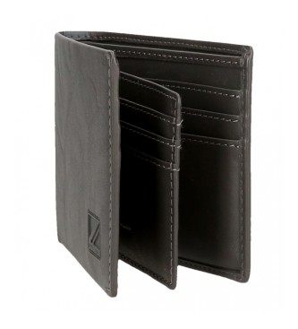 Pepe Jeans Usnjena denarnica Marshal z držalom za kartice v sivi barvi