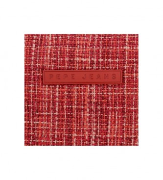 Pepe Jeans Oana portfel z zamkiem błyskawicznym czerwony -19,5x10x2cm