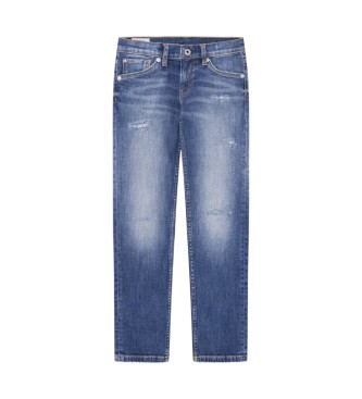 Pepe Jeans Kavbojke Cashed Repair blue