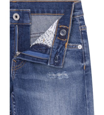 Pepe Jeans Kavbojke Cashed Repair blue