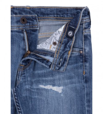 Pepe Jeans Calas de ganga Short Repair blue
