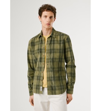 Pepe Jeans Zielona koszulka Caster