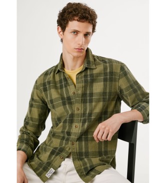 Pepe Jeans Zielona koszulka Caster