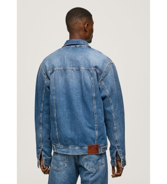 Pepe Jeans Blue Oversized Denim Jacket