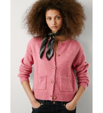 Pepe Jeans Casaco de malha Cecil rosa
