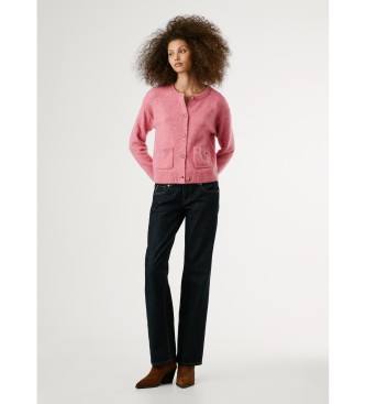 Pepe Jeans Casaco de malha Cecil rosa