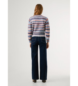 Pepe Jeans Hellblauer mehrfarbiger Pullover