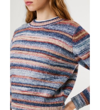 Pepe Jeans Hellblauer mehrfarbiger Pullover