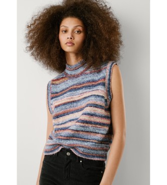 Pepe Jeans Chaleco Celeste multicolor