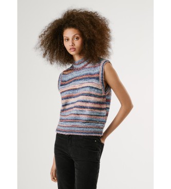 Pepe Jeans Chaleco Celeste multicolor