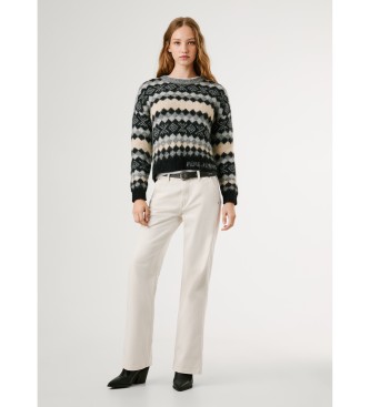 Pepe Jeans Pulover Celestine sive barve