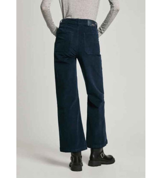 Pepe Jeans Corduroy fit flare corduroy trousers Celia navy