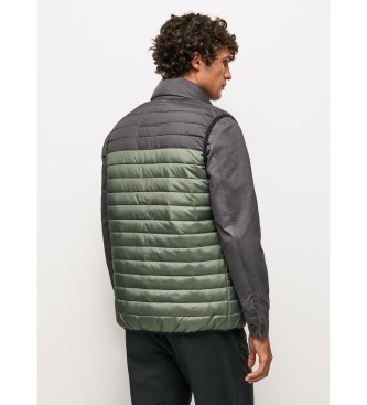 Pepe Jeans Quilted Vest Block green