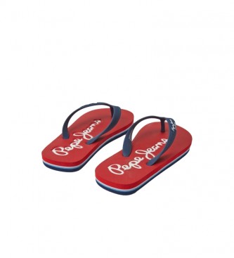 Pepe Jeans Infradito Bay Beach Basic rosso